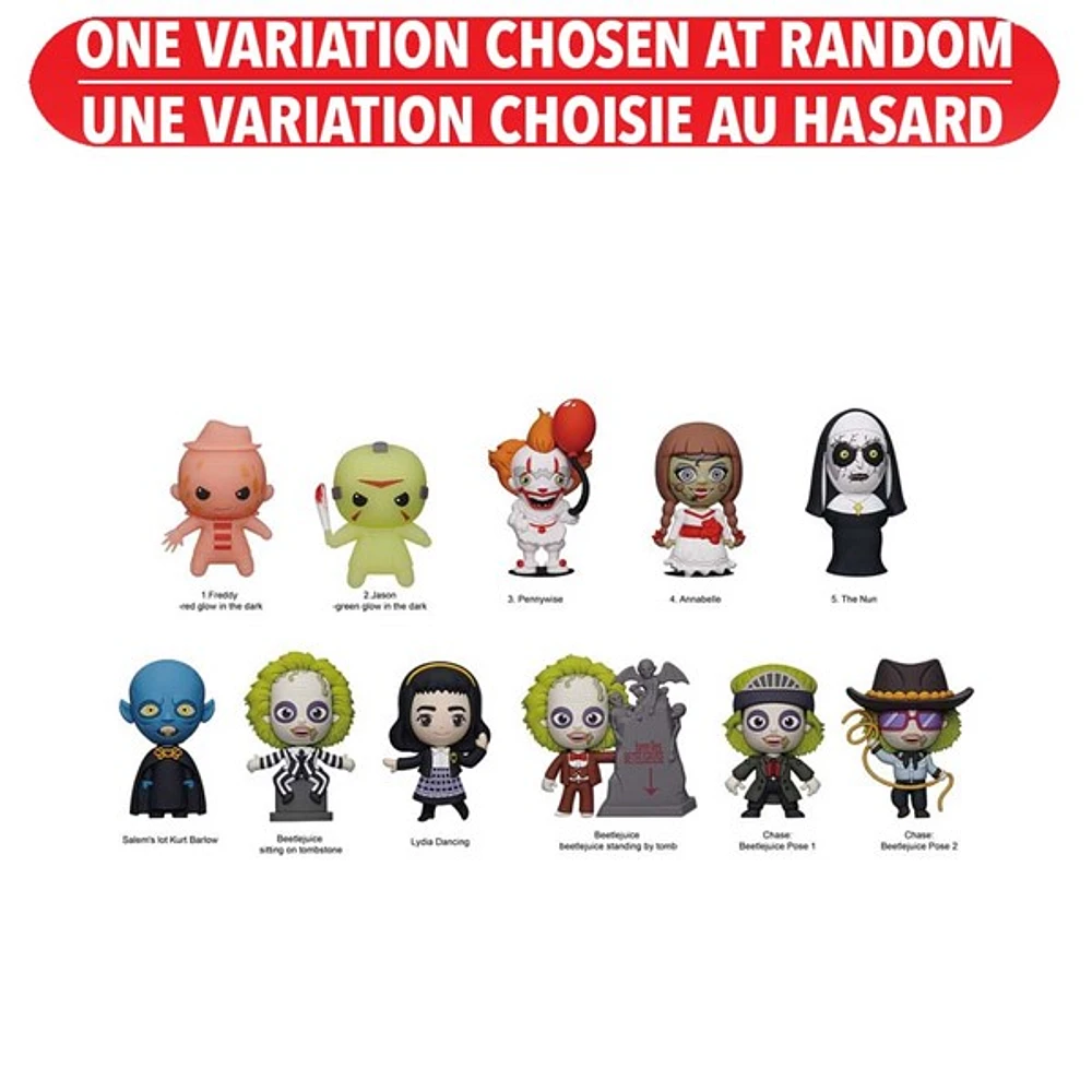 Horror Series 8 3D Figural Foam Bag Clip – One Variation Chosen at Random