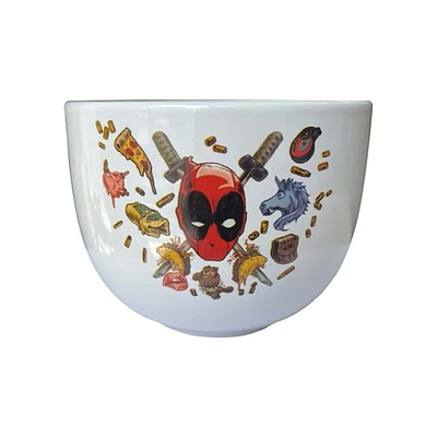 Deadpool White Ramen Bowl 