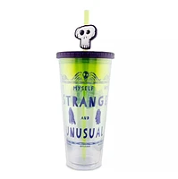 Beetlejuice: Strange and Unusual Cup With Lid and Straw 
