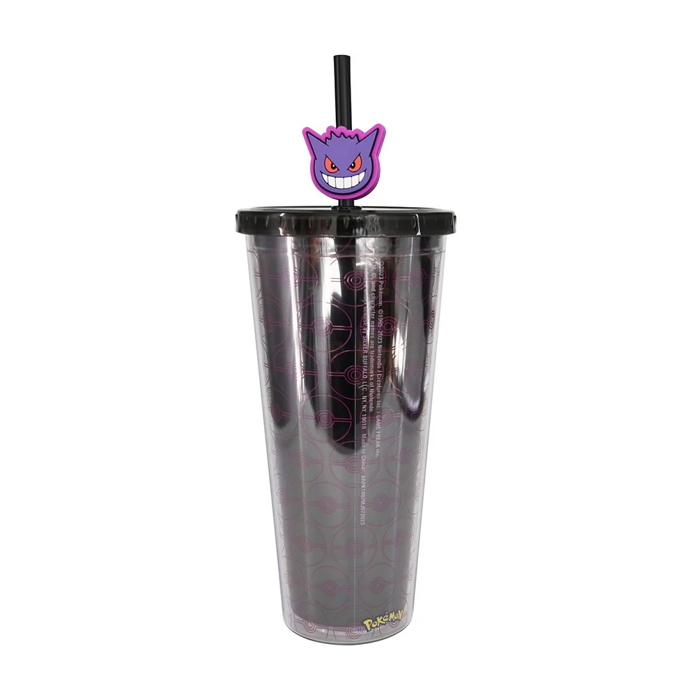 Gobelet Gengar avec paille 