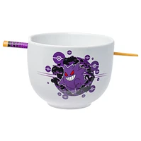 Bol Ramen Gengar avec baguettes 