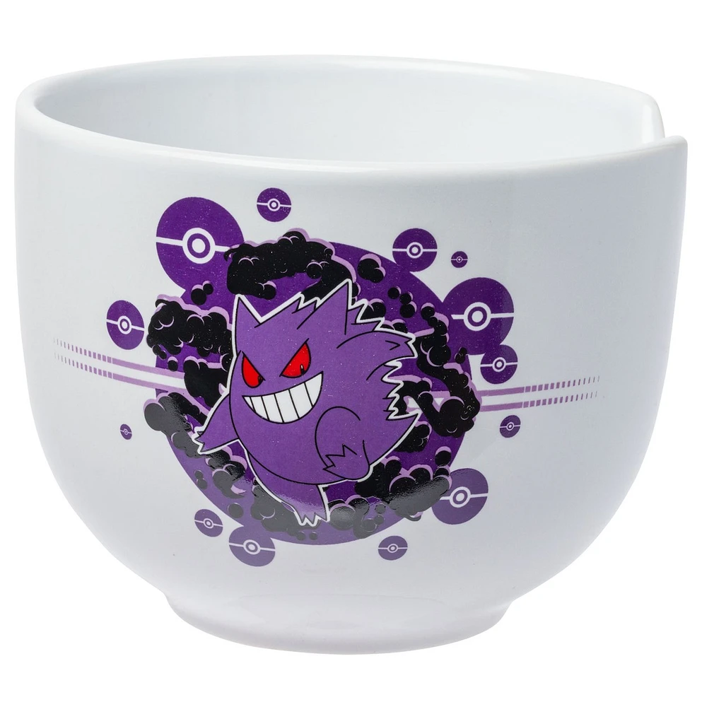 Bol Ramen Gengar avec baguettes 