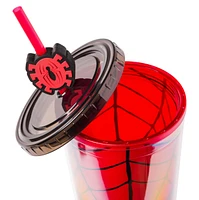 Spider-Man Face Cup with Straw 
