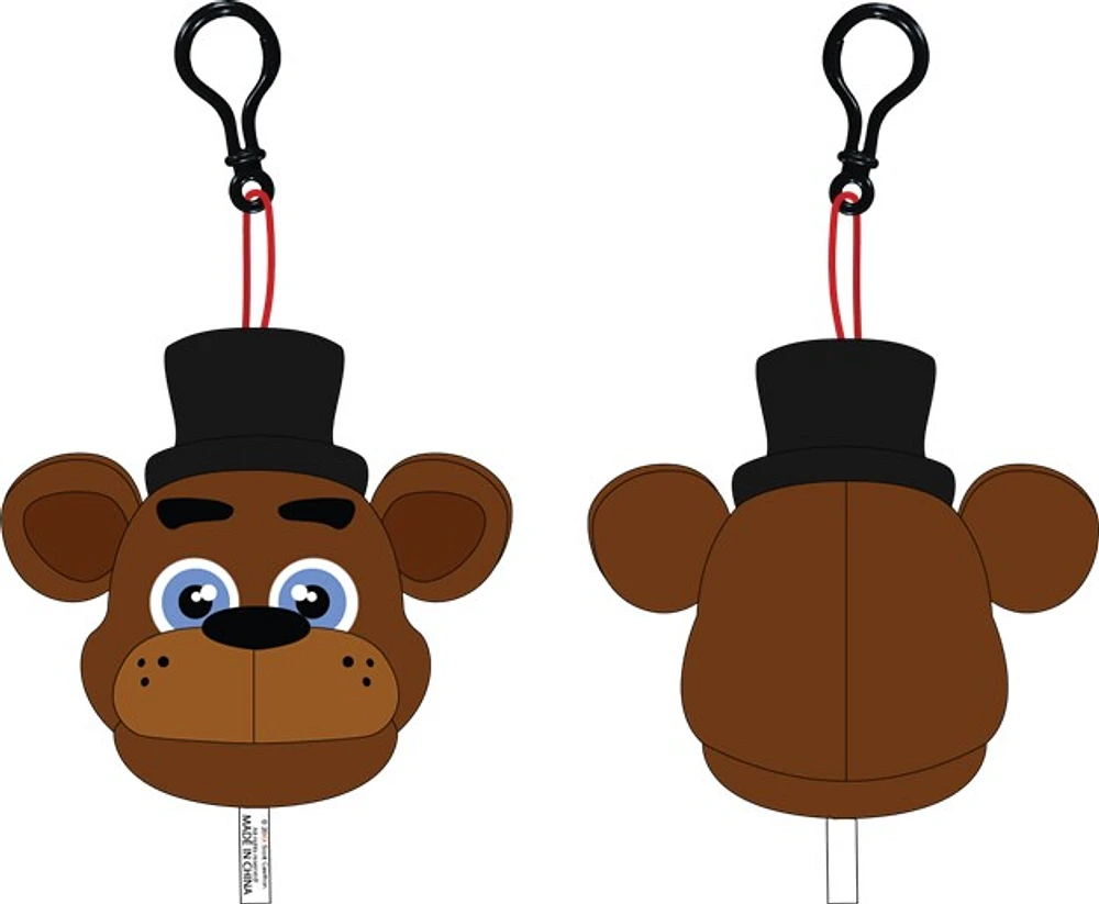 Five Nights at Freddy's: Freddy Plush Head Keychain 