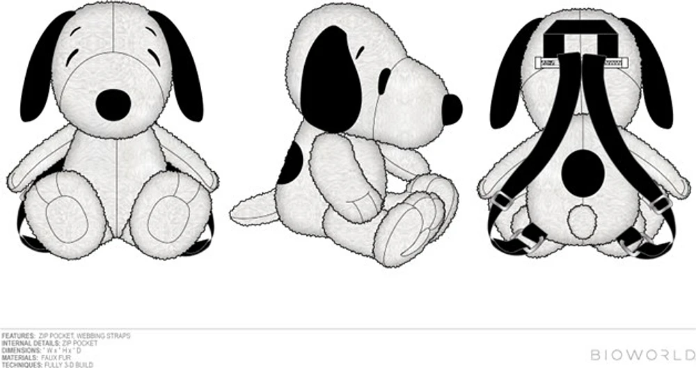 Snoopy Plush Backpack 