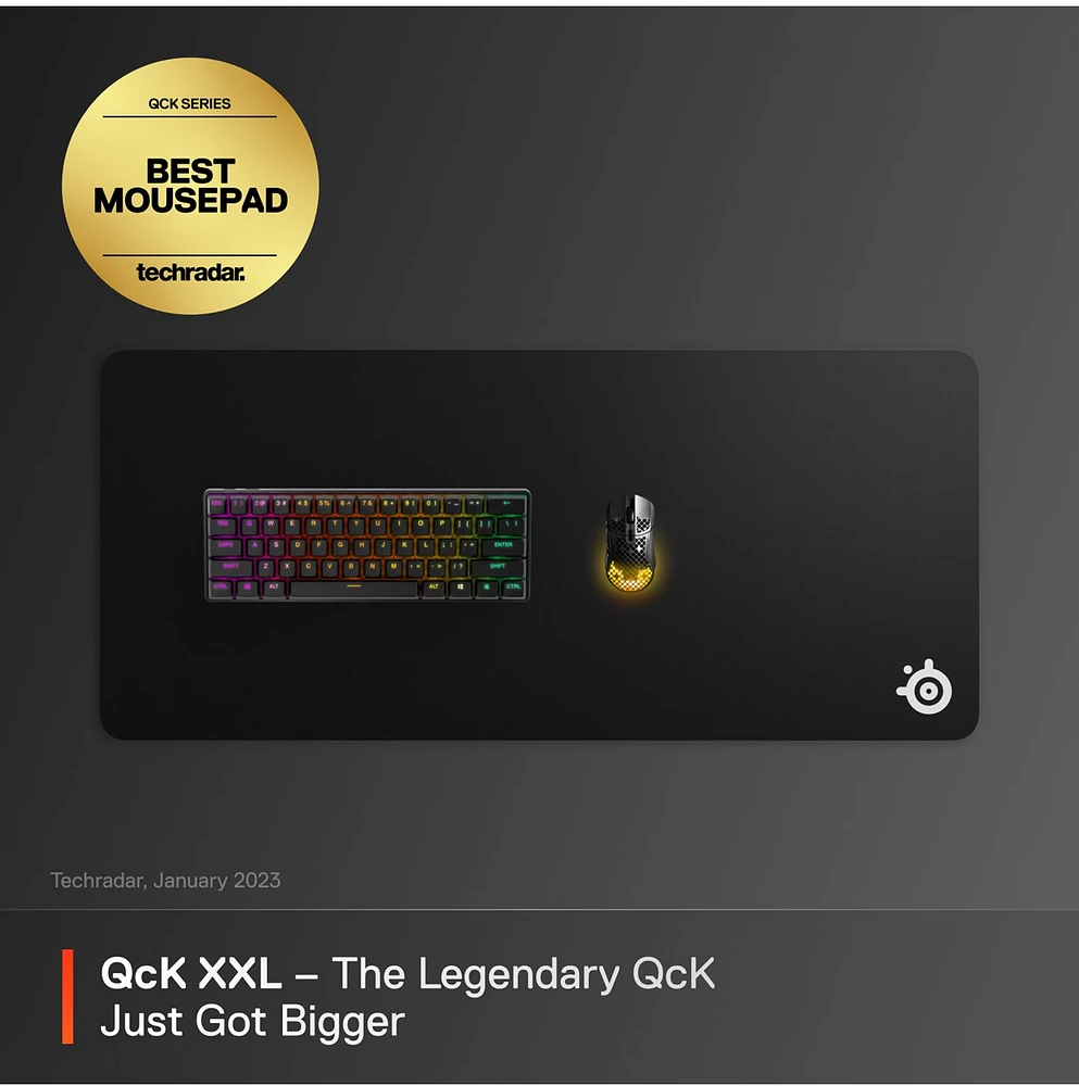 Steelseries Qck Mouse Pad Noir XXL 
