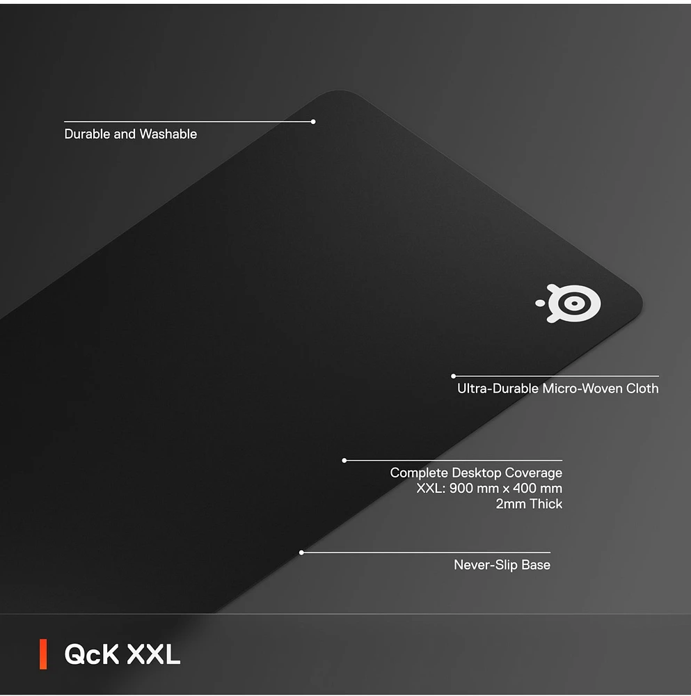 Steelseries Qck Mouse Pad Noir XXL 