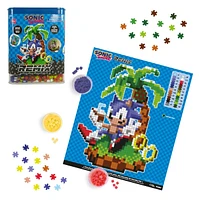 Jixelz Remix: Sonic the Hedgehog Craft Kit – Chillin’ Sonic – 1200+ Pieces 