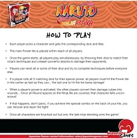 Naruto Ninja Arena Board Game 