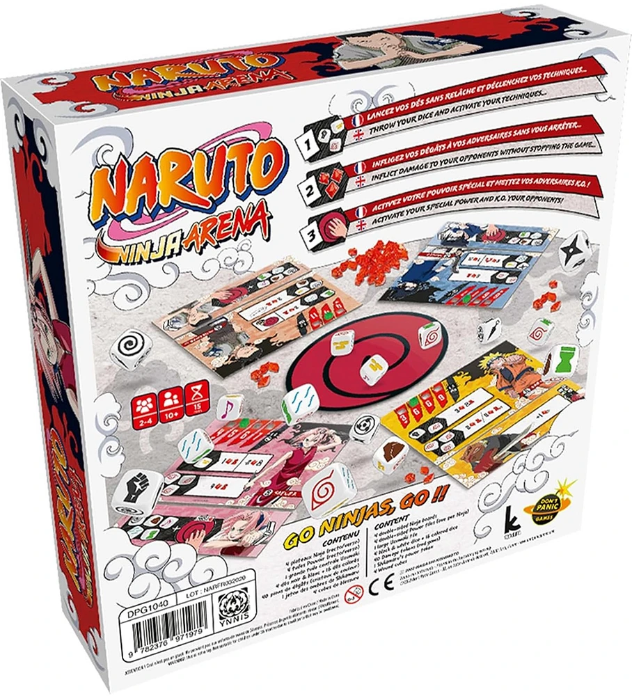 Naruto Ninja Arena Board Game 