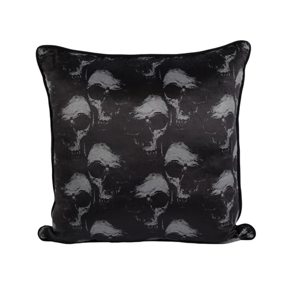 Warped Skulls Pillow 