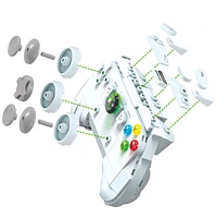 Mega Microsoft Xbox 360 Replica Building Toy Kit 
