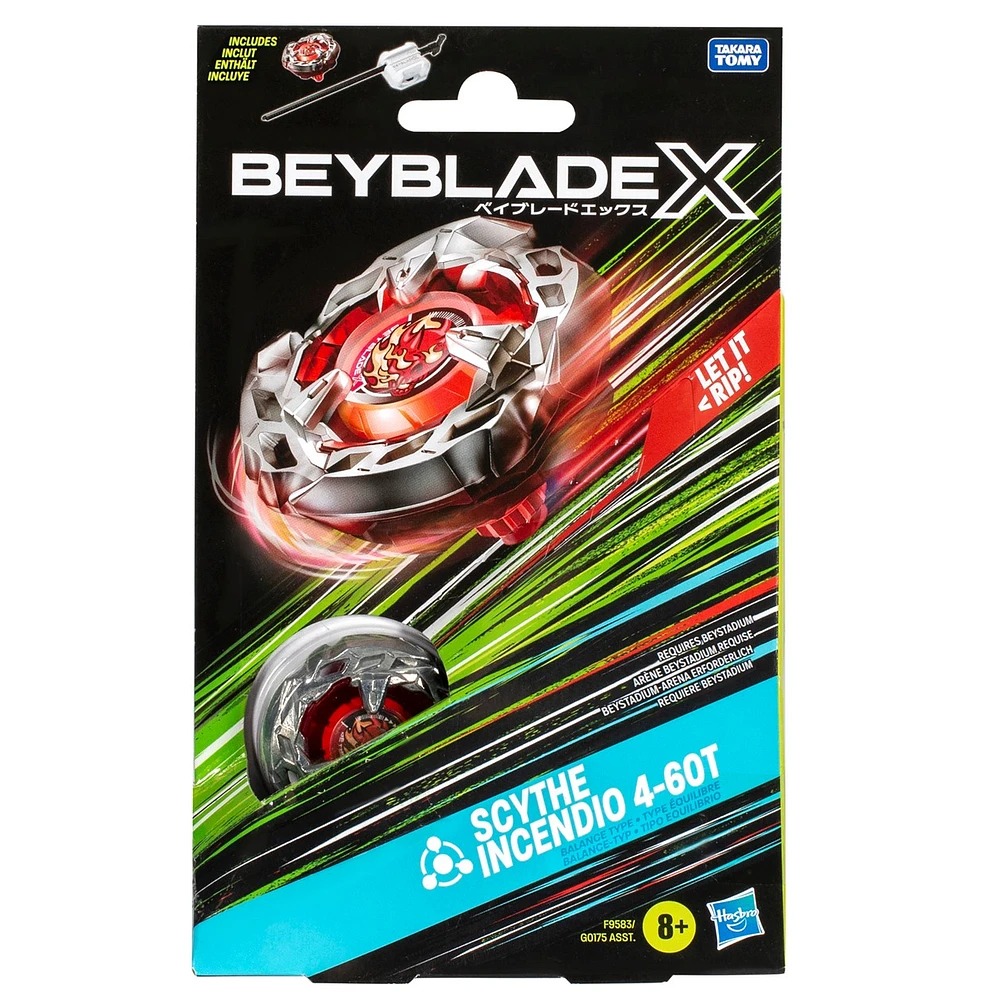 Beyblade X Scythe Incendio 4-60T Starter Pack Set 