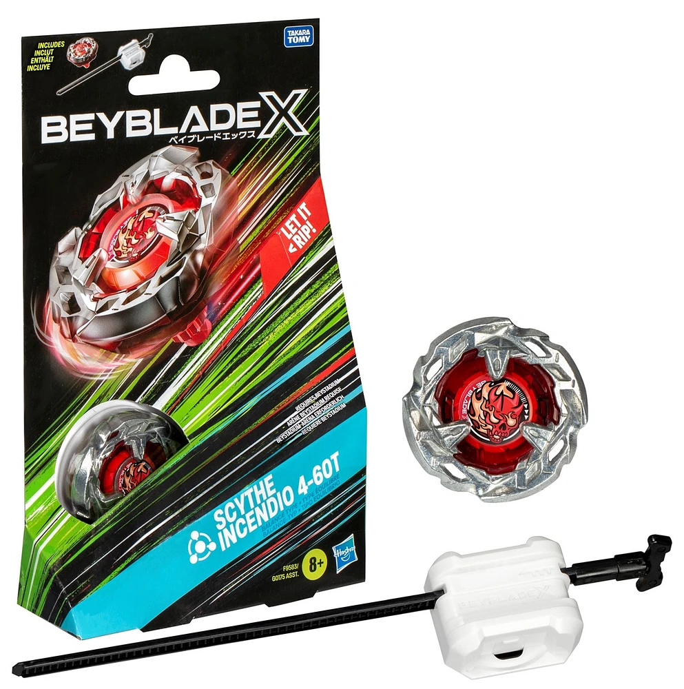 Beyblade X Scythe Incendio 4-60T Starter Pack Set 
