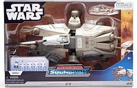 Star Wars Micro Galaxy Squadron At-Te - 9-Inch Six-Legged Vehicle With 2.5-Inch Speeder Five 1-Inch Micro Figure Accessories