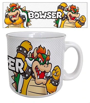 Super Mario : Bowser Tasse blanche 