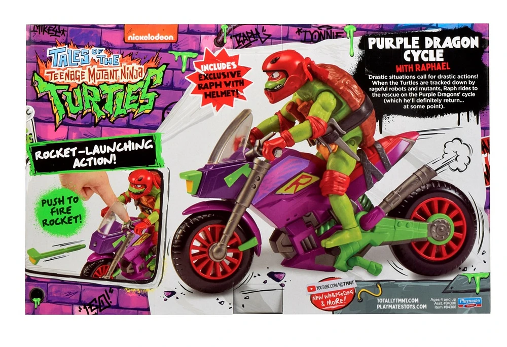 Tales of Teenage Mutant Ninja Turtles: Purple Dragon Cycle With Raphael 