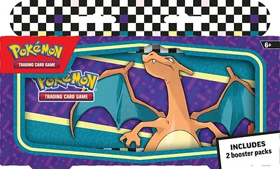 Pokémon Trading Card Game 2024 Charizard Pencil Case with Booster Packs 