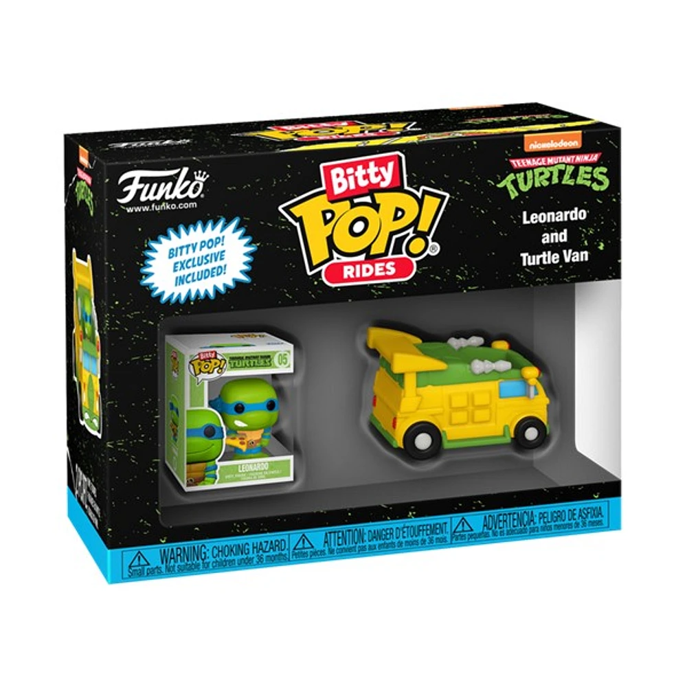 Bitty POP! Rides Teenage Mutant Ninja Turtles Leonardo and Turtle Van