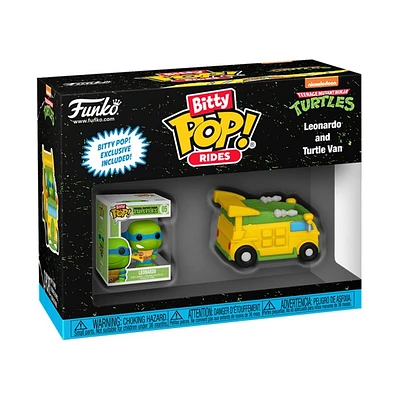 Bitty POP! Rides Teenage Mutant Ninja Turtles Leonardo and Turtle Van 