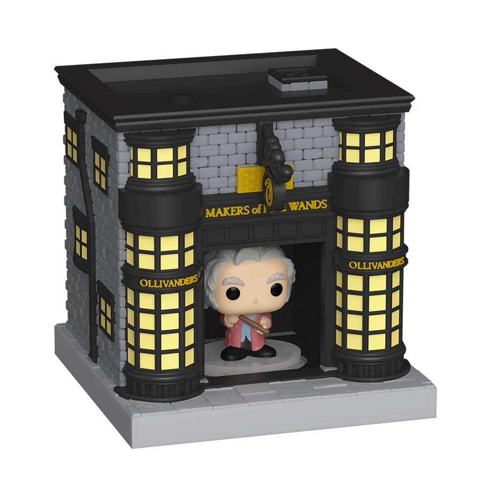 Bitty Pop! Towns Garrick Ollivander and Ollivander Wand Shop 