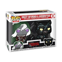 POP! Dungeons & Dragons Drizzt Do'Urden & Guenhwyvar 2-Pack 