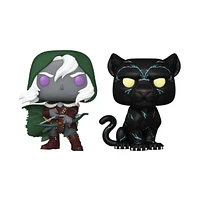 POP! Dungeons & Dragons Drizzt Do'Urden & Guenhwyvar 2-Pack 