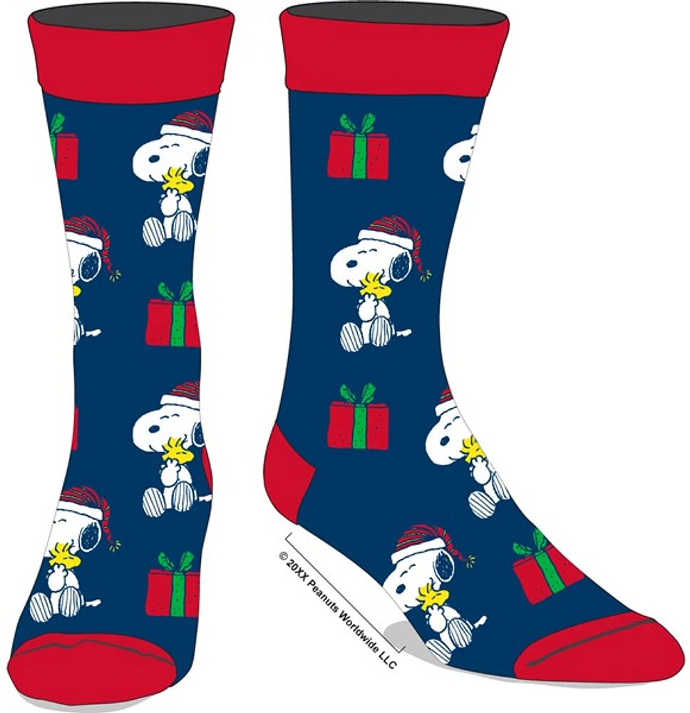 Snoopy & Woodstock Holiday Socks 