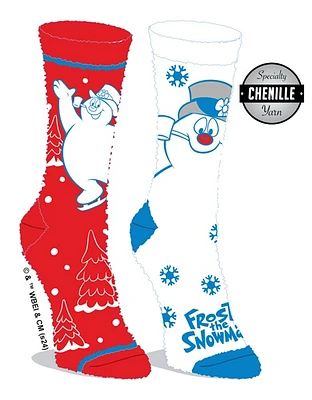 Frosty the Snowman Chenille Socks, 2 pack 