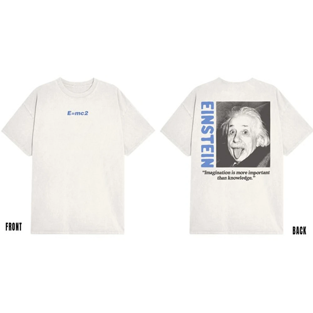 E=MC2 Einstein 2-Sided T-Shirt