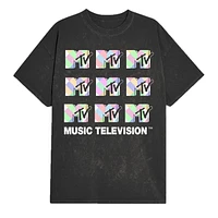T-shirt avec logo rétro MTV
