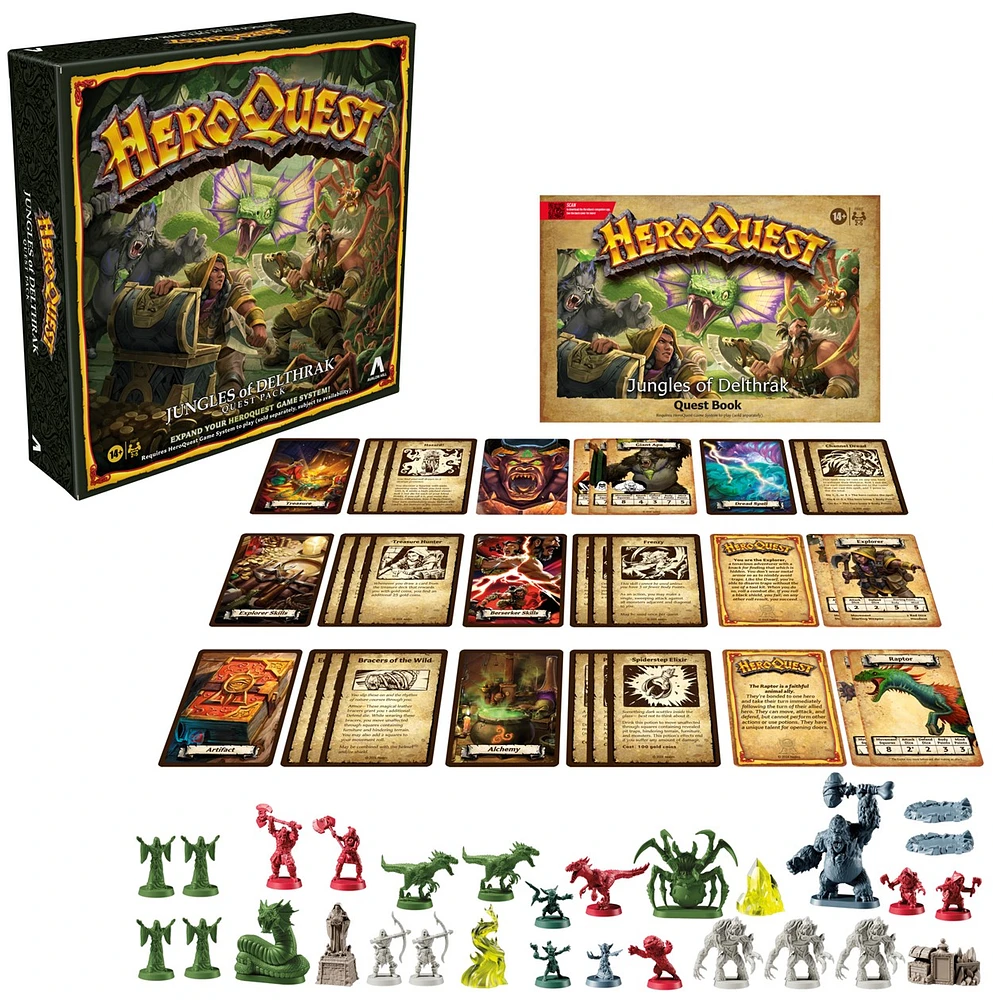 Avalon Hill HeroQuest Jungles of Delthrak Quest Pack 