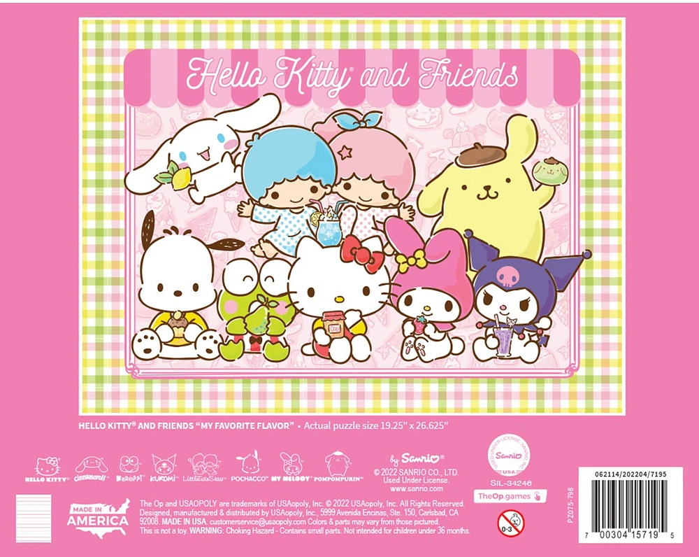 Hello Kitty & Friends: My Favorite Flavor Puzzle 1000 pc 