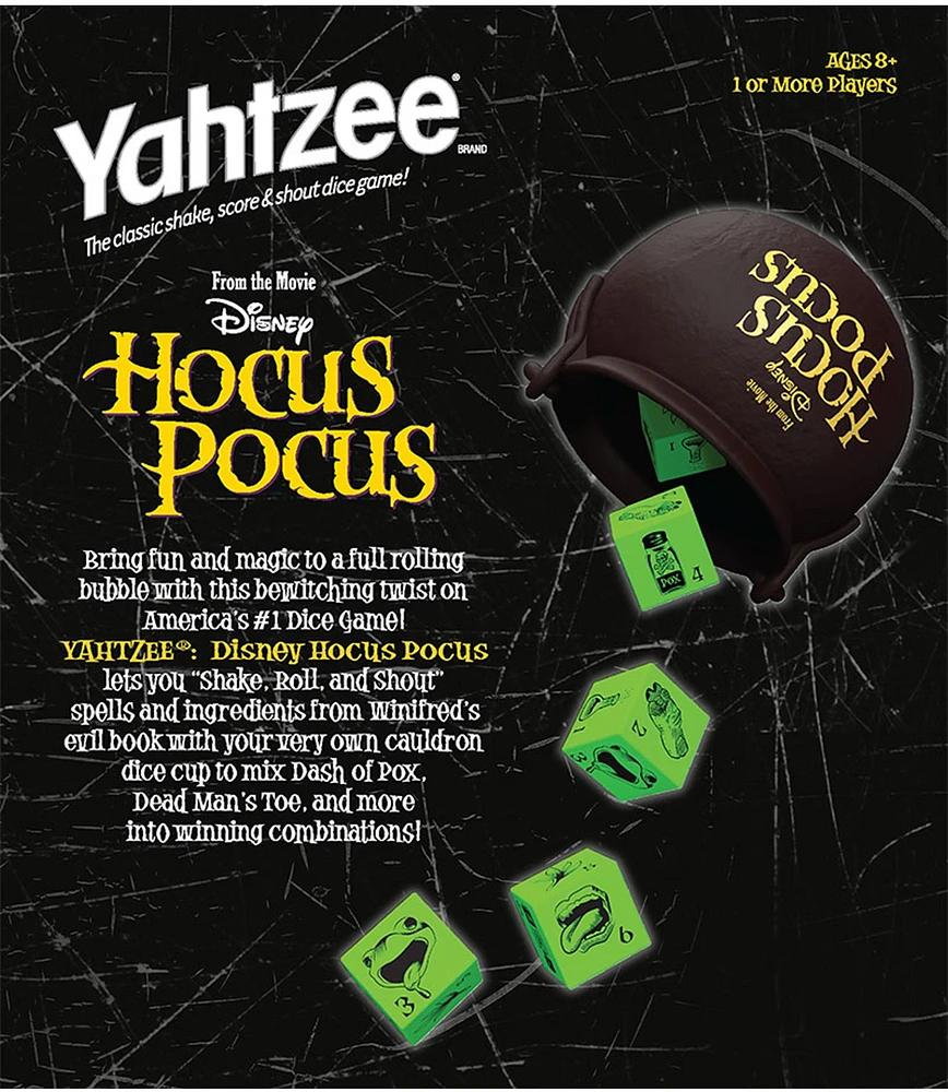Disney Hocus Pocus Yahtzee 
