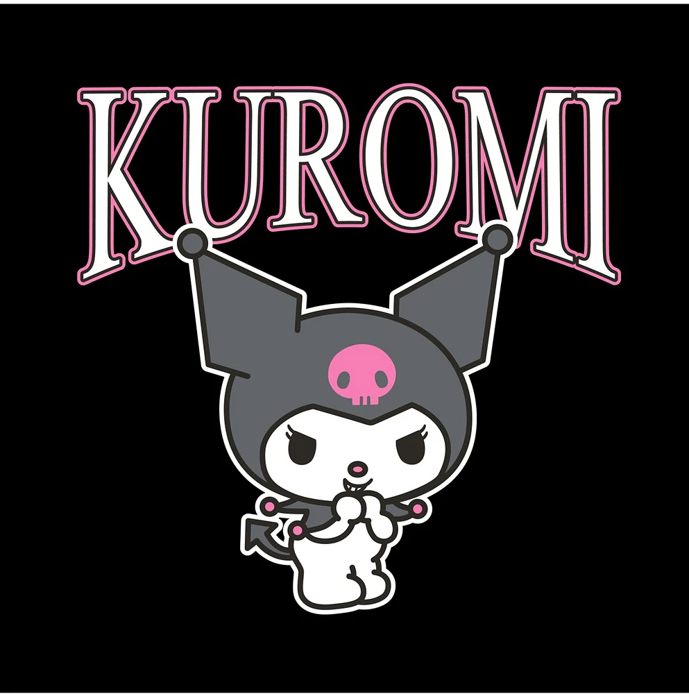 Sweat à capuche noir Kuromi