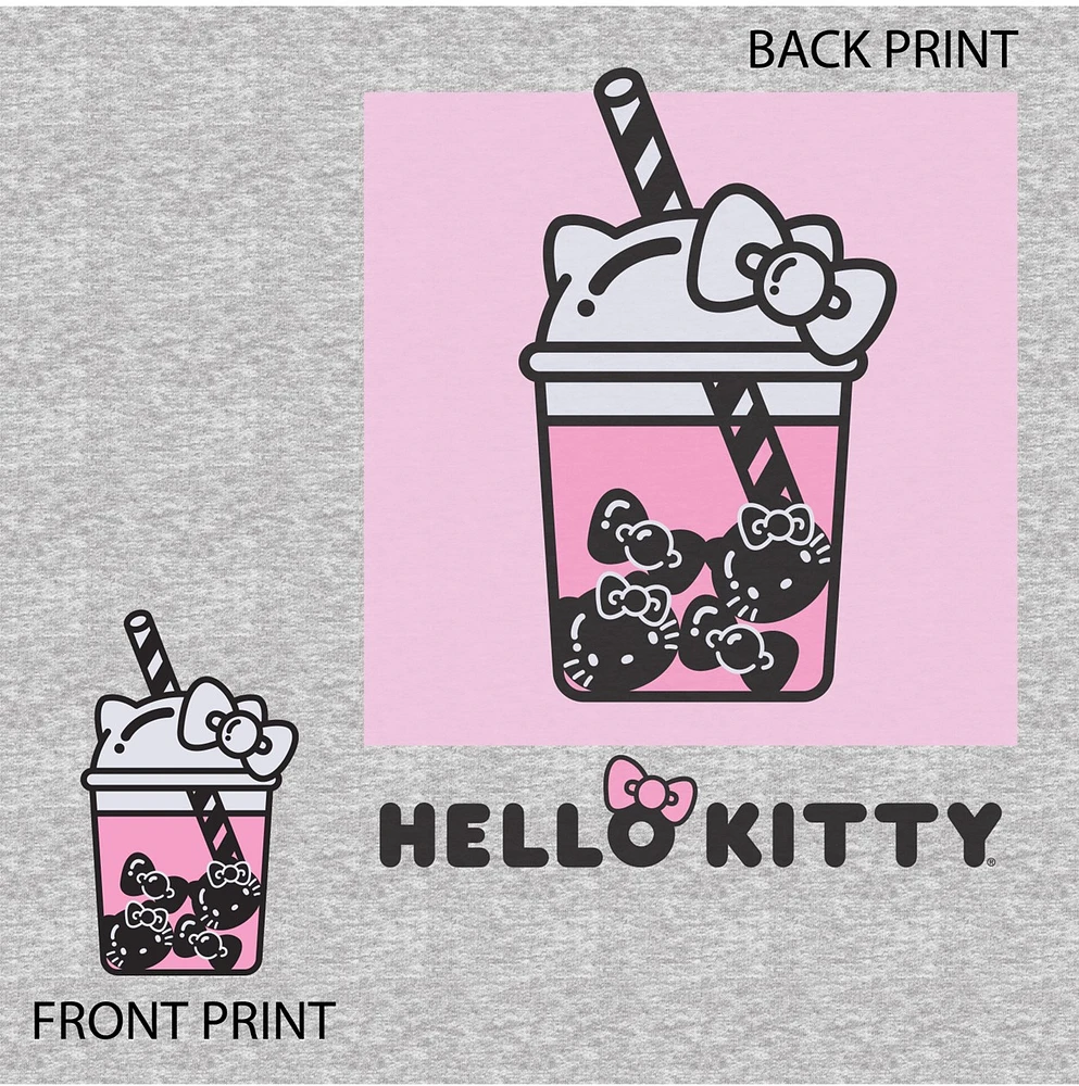 Sweat à capuche 2 faces Hello Kitty Bubble Tea