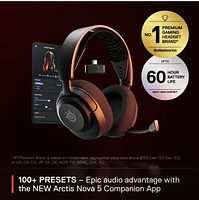 Steelseris Arctis Nova 5 Wireless Gaming Headset for Pc/Playstation/Switch - Noir 