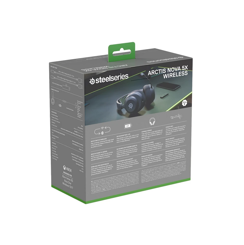 Steelseries Arctis Nova 5 Wireless Gaming Headset for Xbox - Noir 