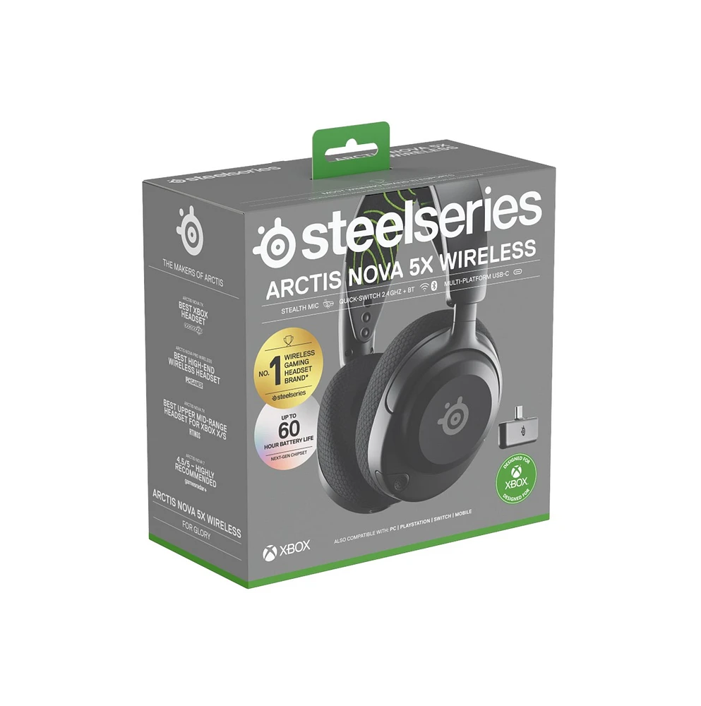 Steelseries Arctis Nova 5 Wireless Gaming Headset for Xbox - Noir 