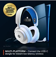 Steelseries Arctis Nova 7P Wireless Gaming Headset - Blanc 