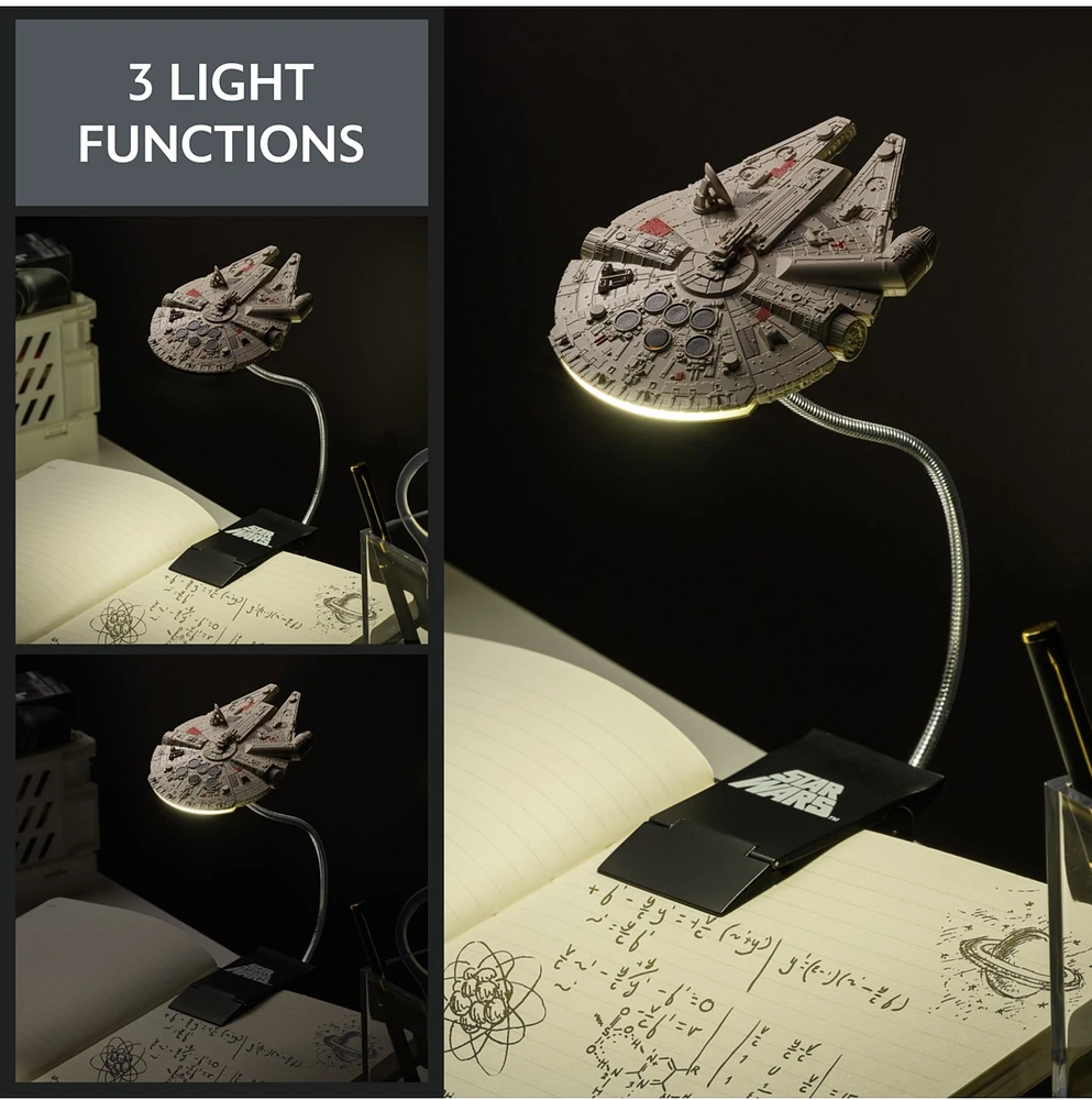  Star Wars : Lampe à pince Faucon Millenium 