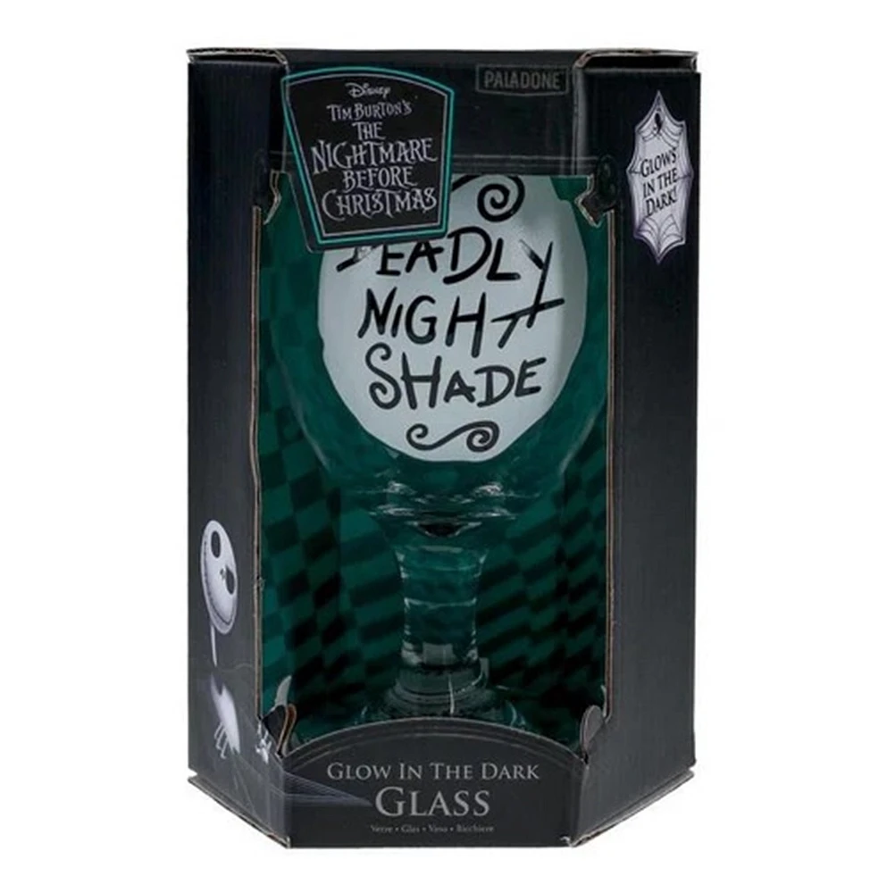 Nightmare before Christmas Glow in the Dark Glass 