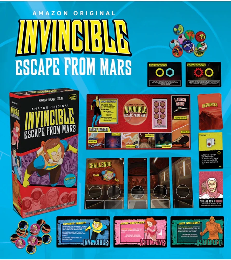 Invincible: Escape From Mars social deduction game 