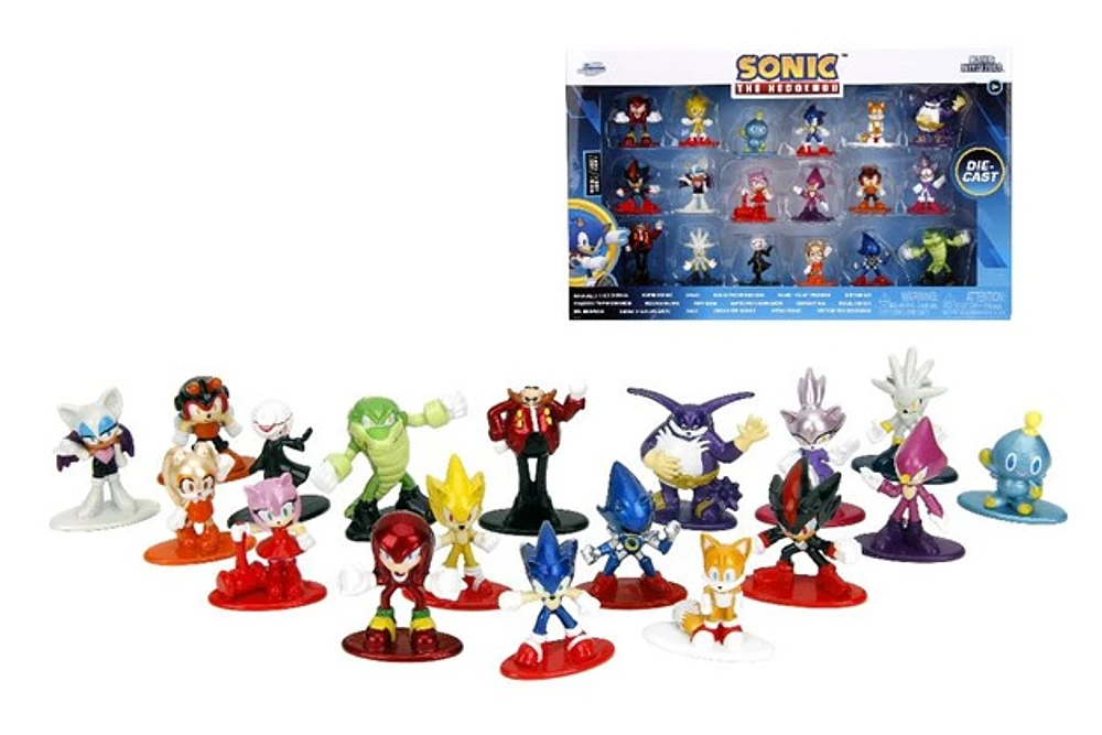 Jada Nano Metalfigs Sonic The Hedgehog 18- Pack 