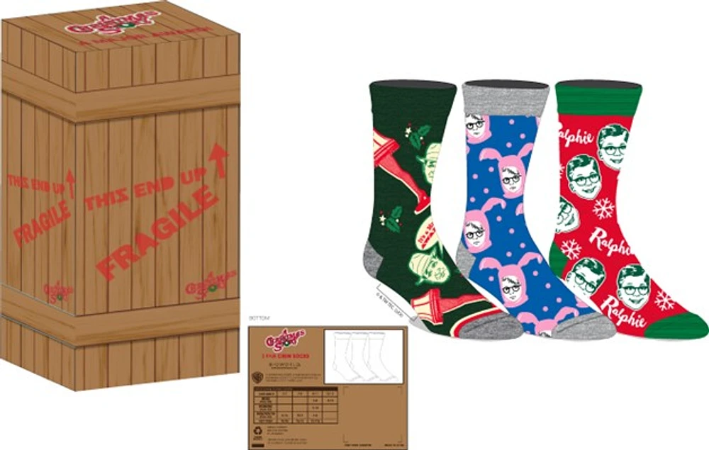 A Christmas Story Socks Gift Set, 3 pack 