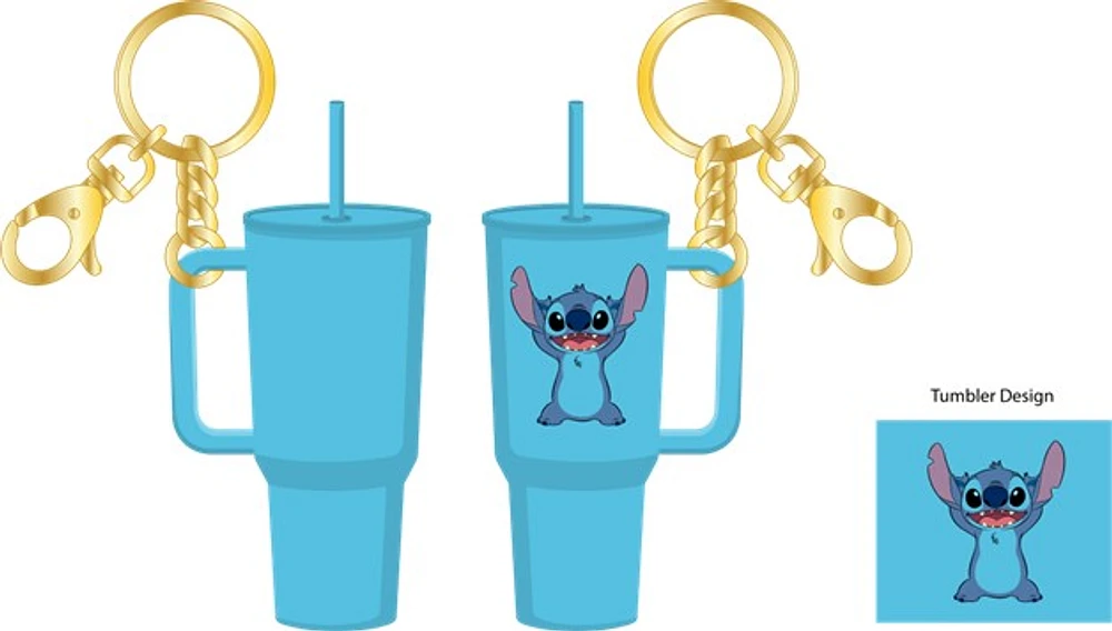 Stitch Tumbler Keychain 