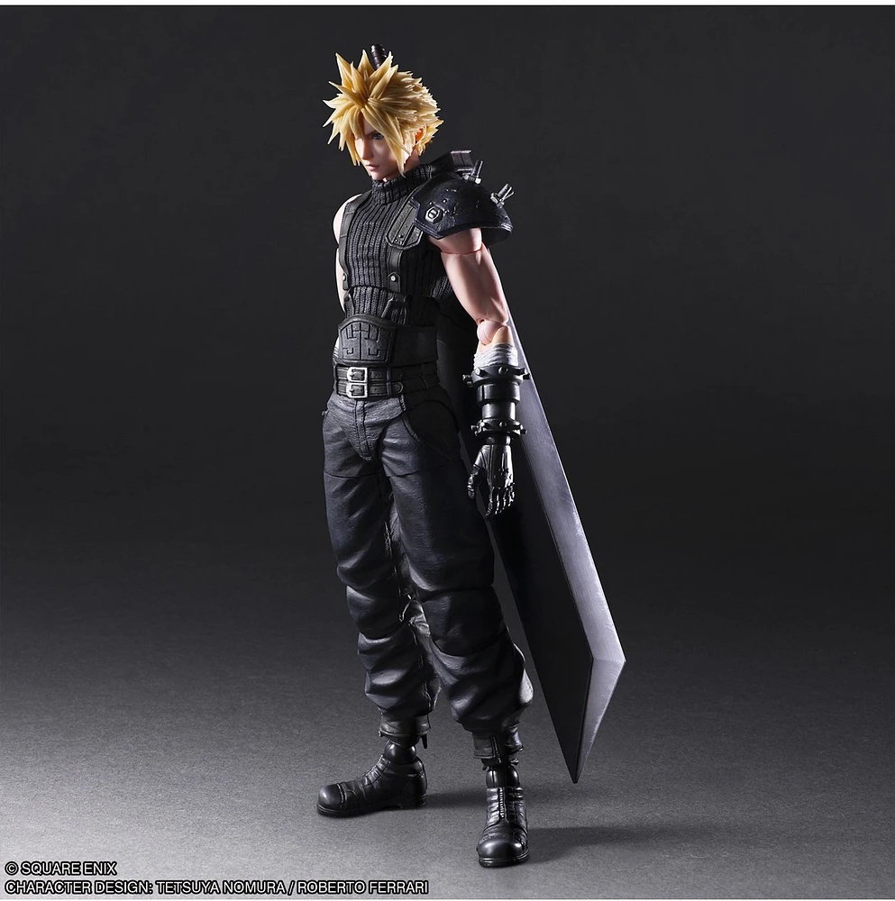 Final Fantasy VII Rebirth Play Arts Kai Cloud Strife Action Figure 