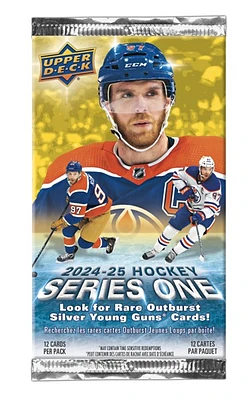 2024/25 Upper Deck Hockey Series 1 Blister Pack 