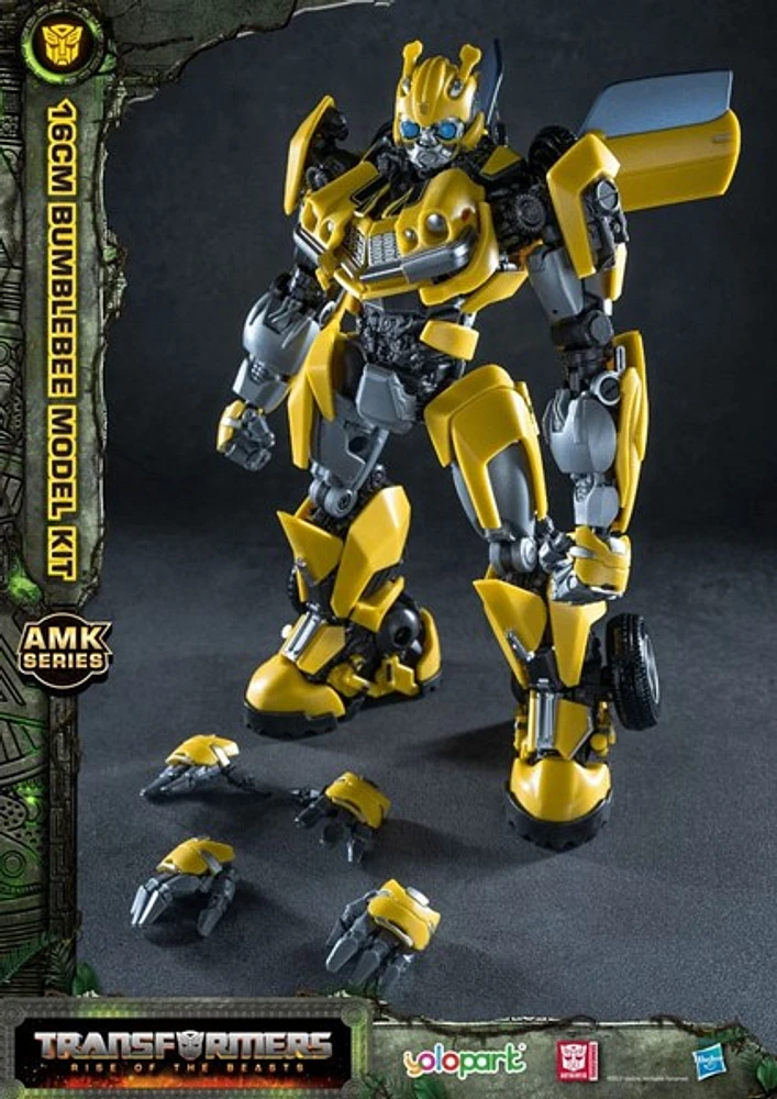 Transformers: Rise Of The Beasts Amk Series Plastic Model Kit Bumblebee Model Movies Model