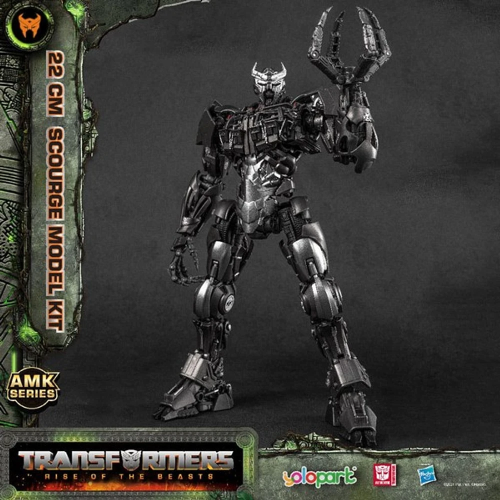 Transformers: Rise Of The Beasts Amk Series Plastic Model Kit Scourge Model 